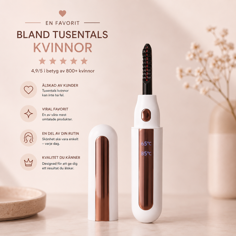 Glow Lash Lift™ - Uppvärmd Ögonfransböjare